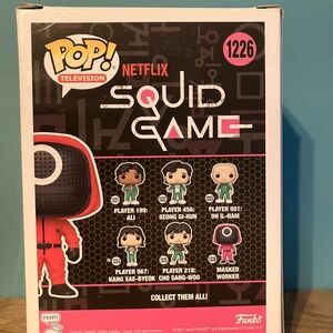 Funko Squid Game Masked Worker in Red